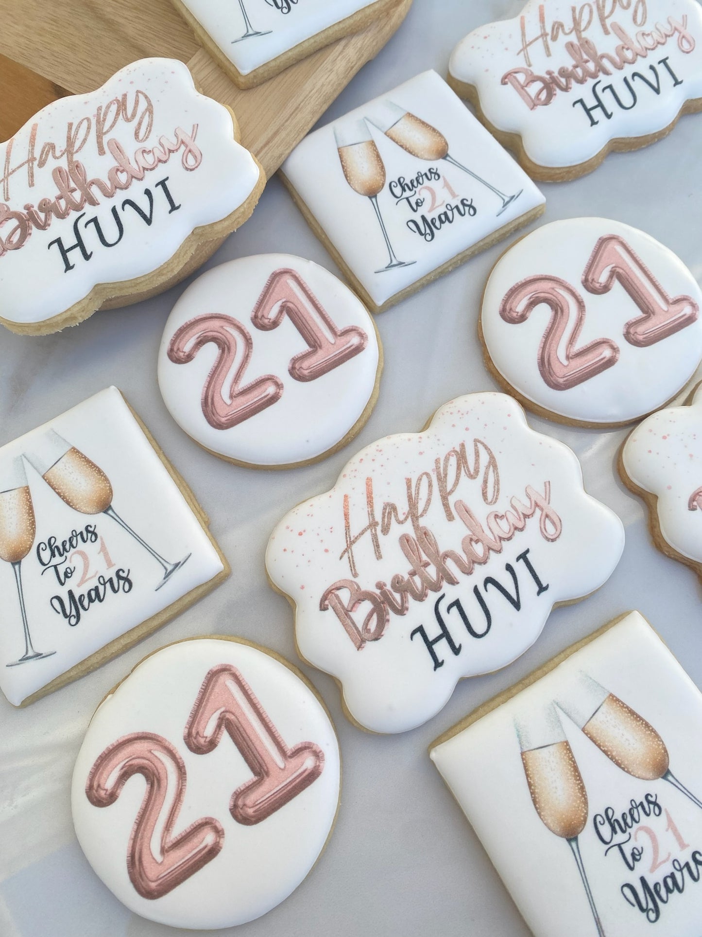 Twenty First Birthday cookies