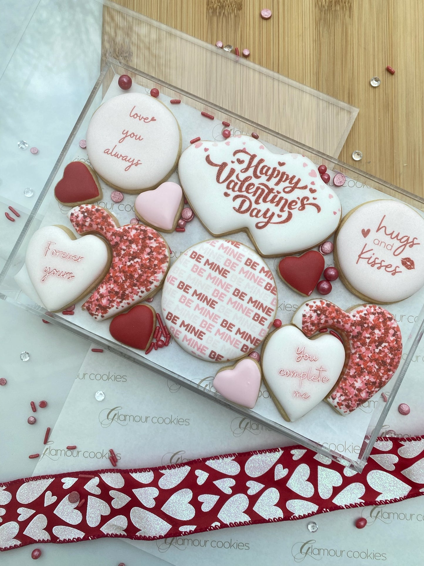 Valentines Cookie Gift Box