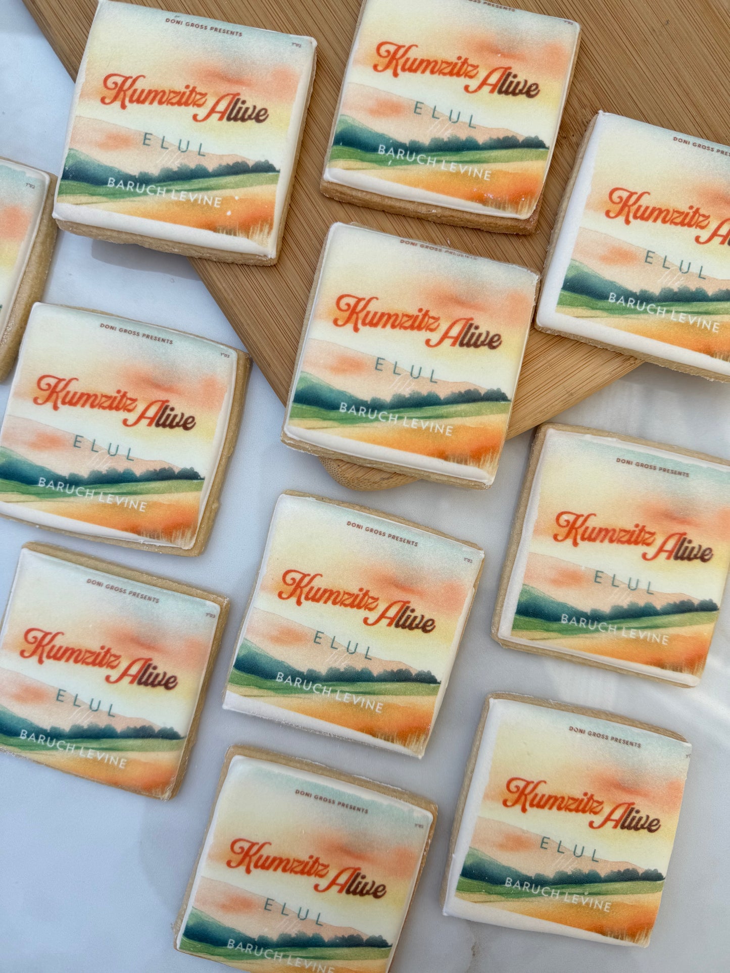 Corporate logo cookies