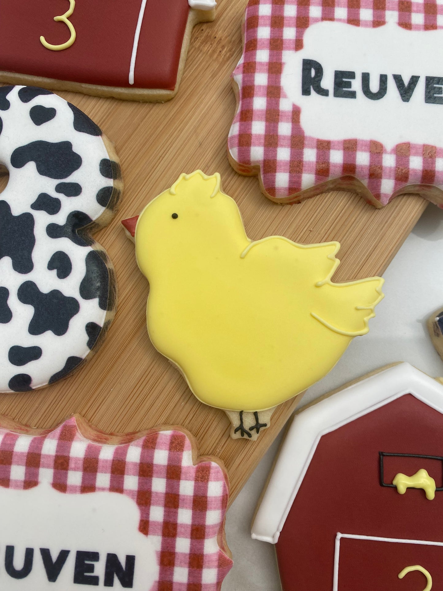 Farm themed birthday cookies/ 2 Dozen