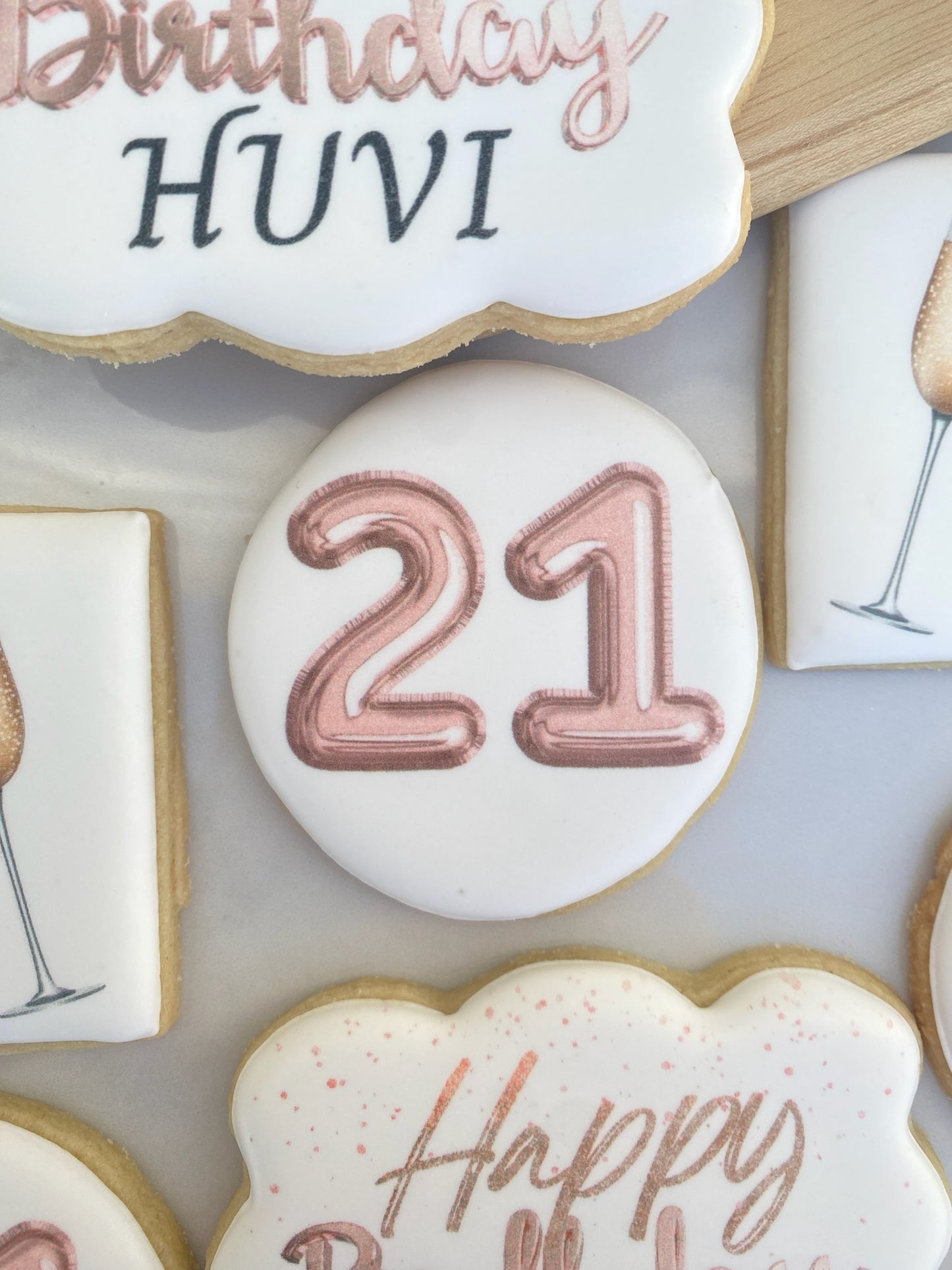 Twenty First Birthday cookies