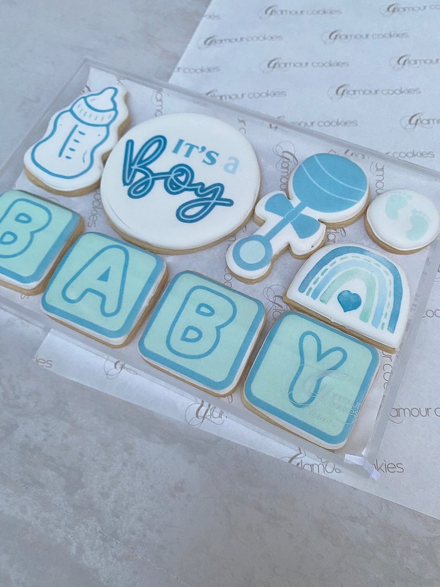 Baby Cookie Acrylic Gift Box