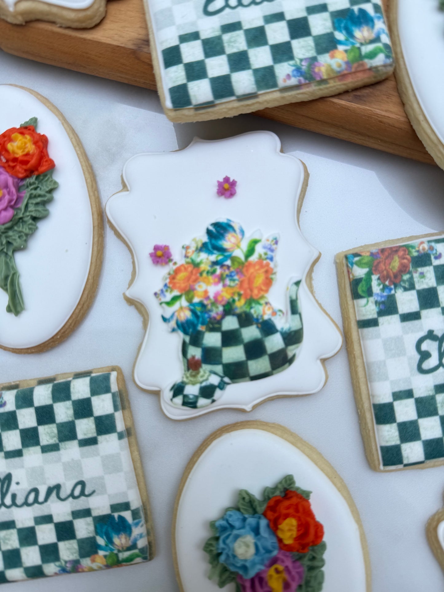 McKenzie Childs inspired cookies/ 2 Dozen