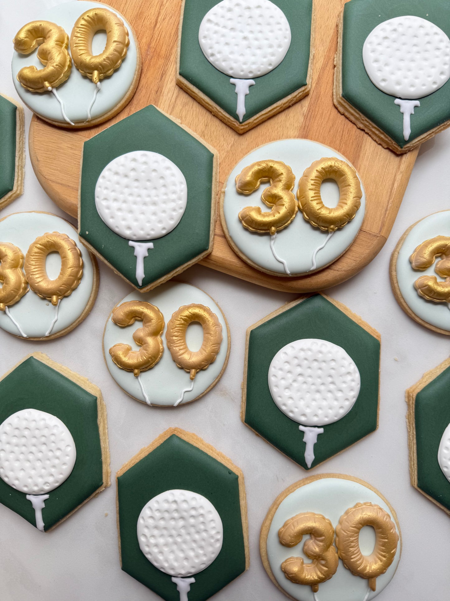 Golf Birthday cookies/ 2 dozen