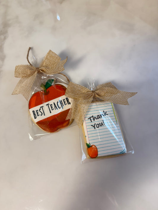 Teacher appreciation cookies 1 cookie