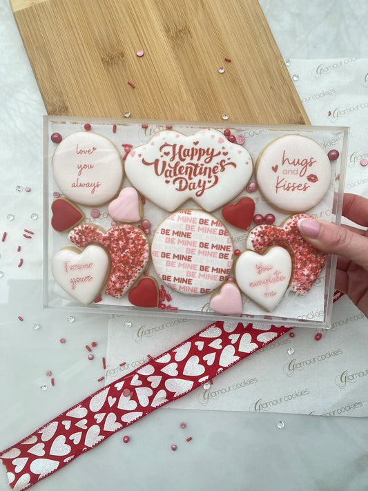 Valentines Cookie Gift Box