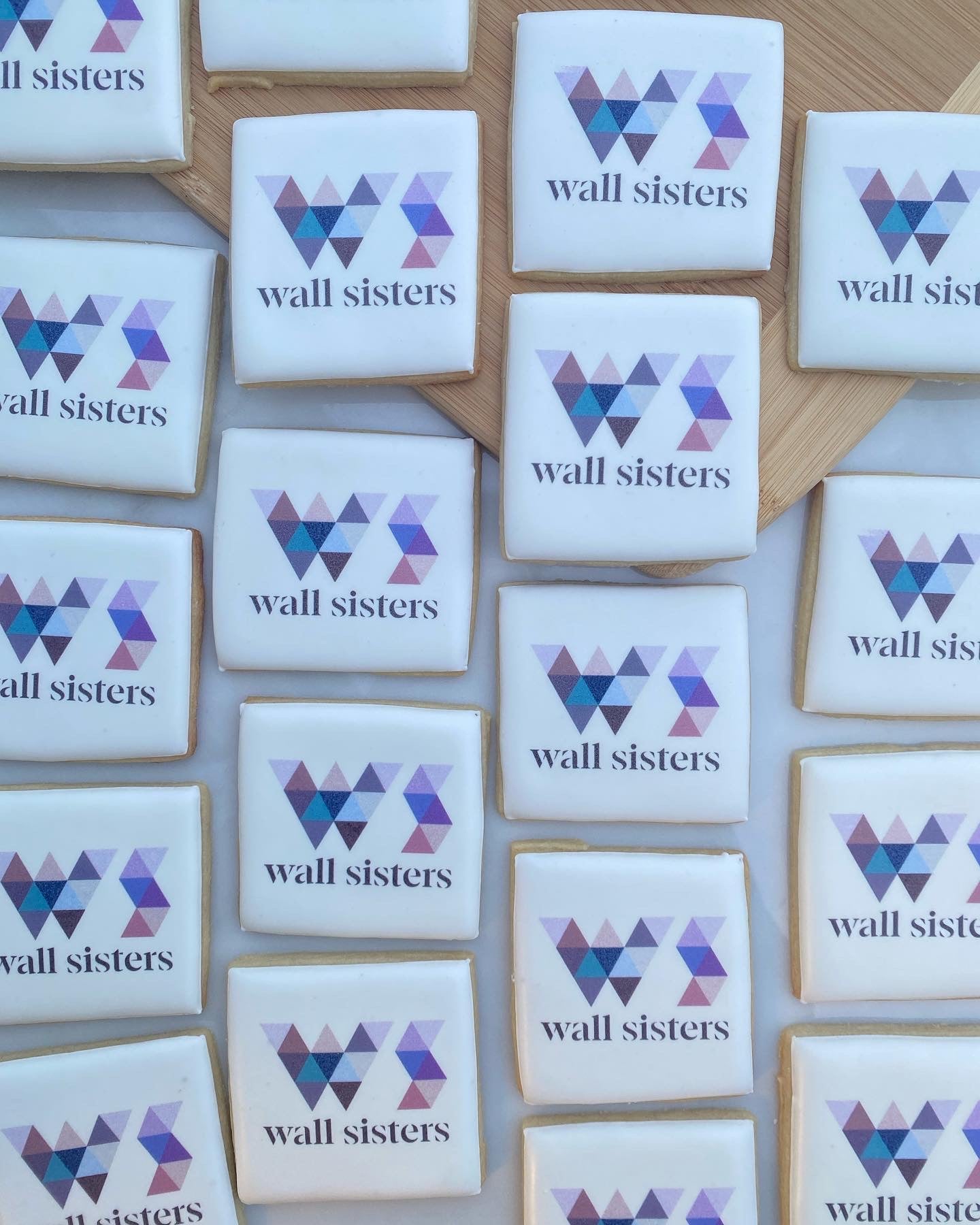 Corporate logo cookies
