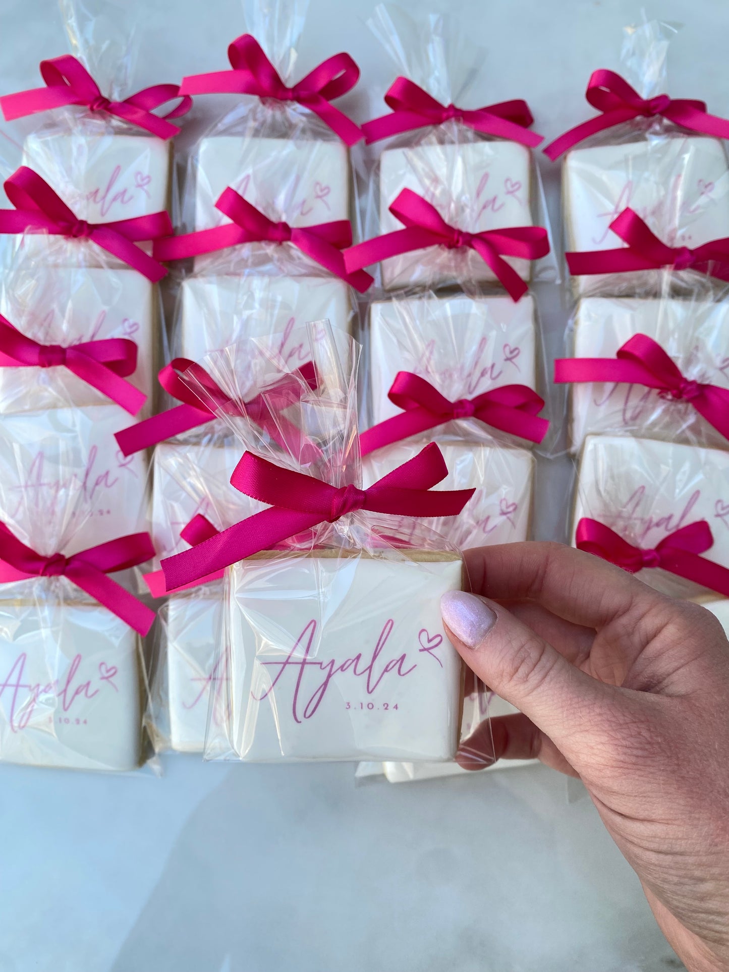 Corporate logo cookies