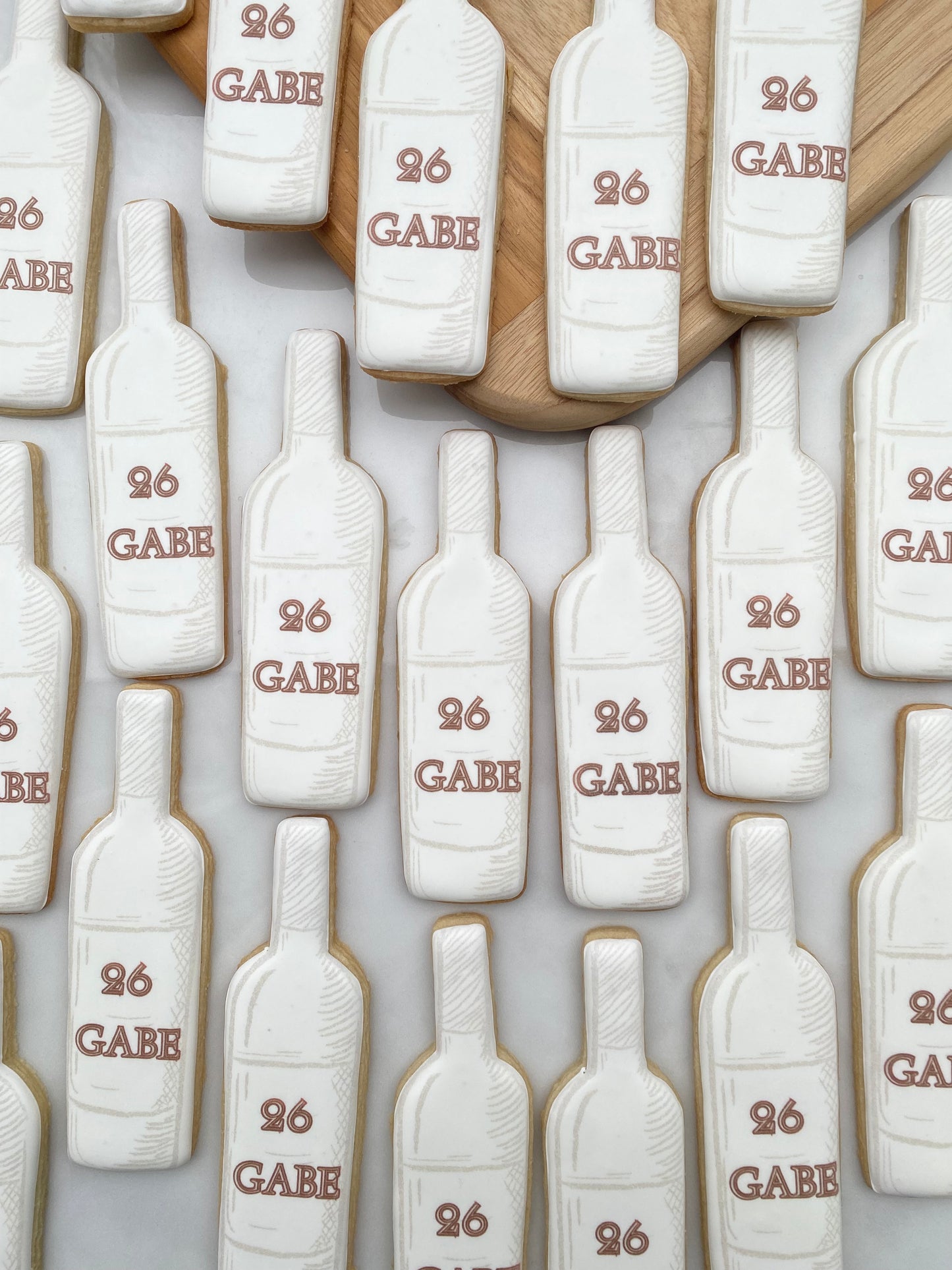 Corporate logo cookies