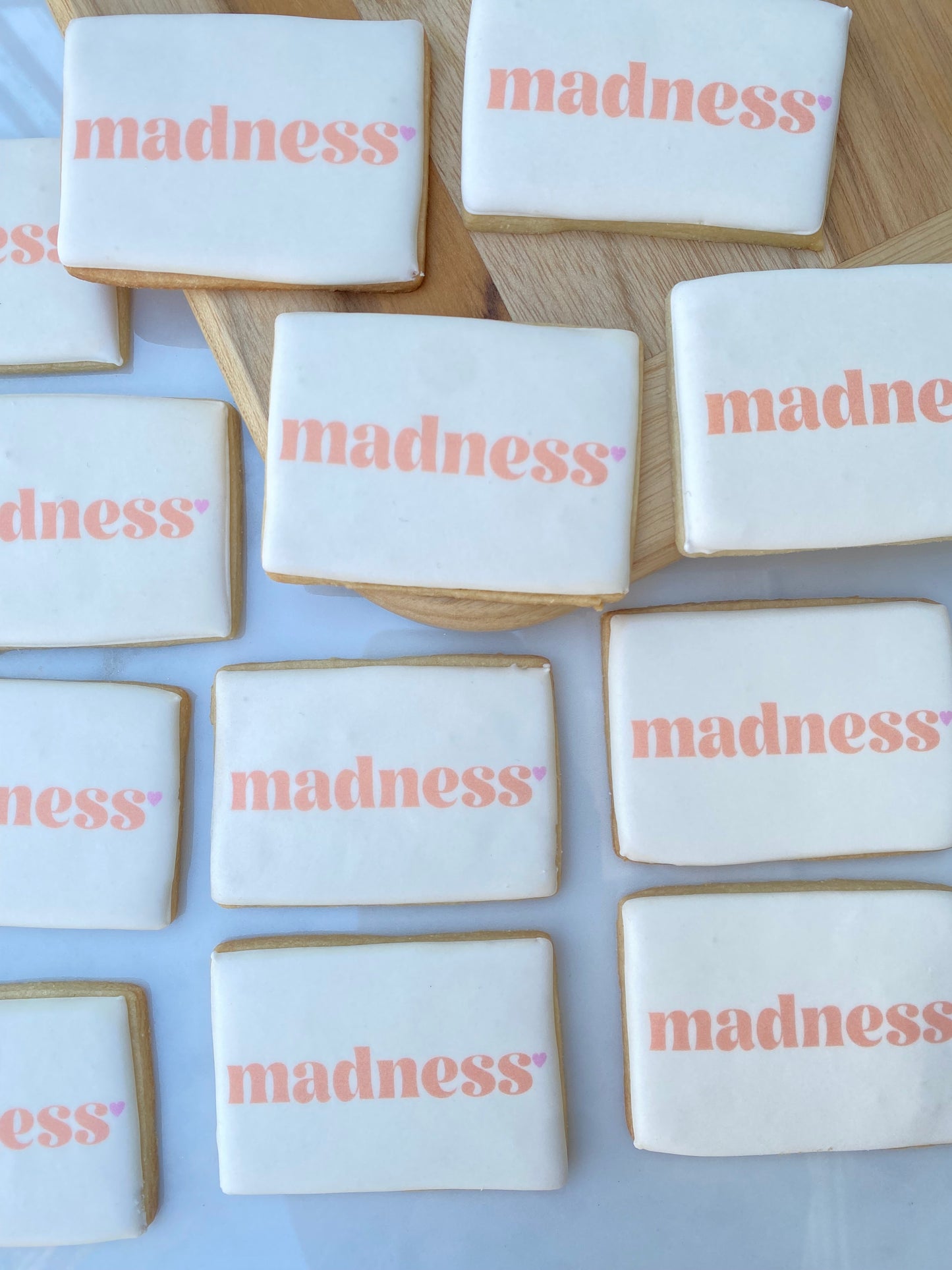 Corporate logo cookies