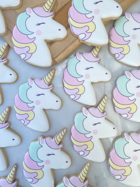 Unicorn Themed cookies