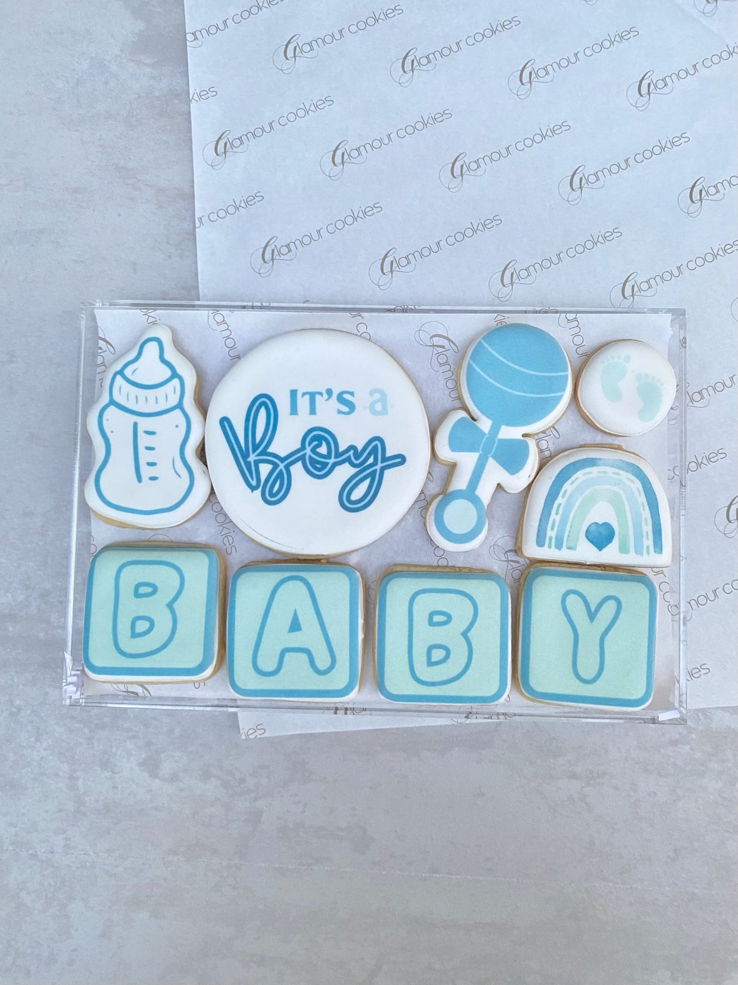 Baby Cookie Acrylic Gift Box
