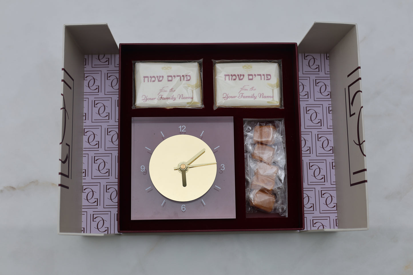 Custom Mishloach Manos Gift box