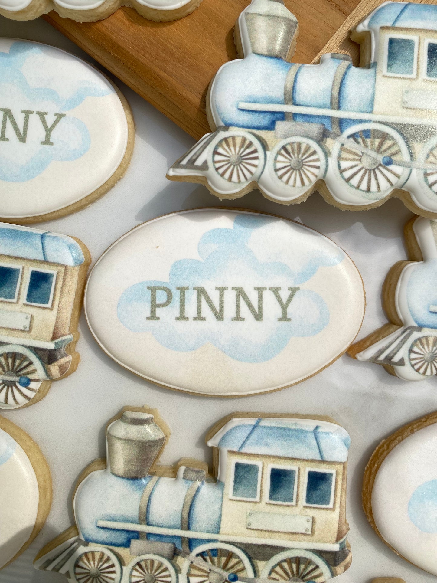 Vintage train cookies/ 1 dozen