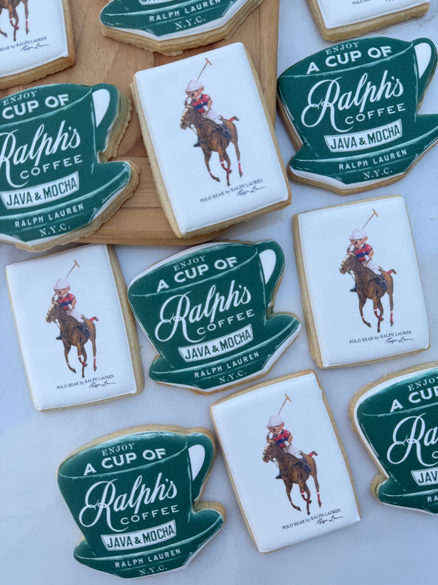 Ralph lauren inspired cookies/ 1 dozen
