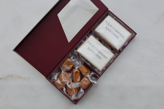 Custom corporate treat box