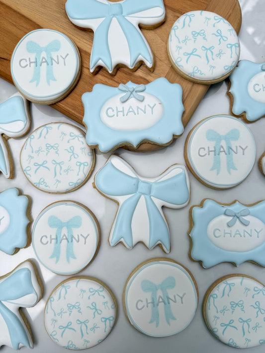 Assorted bow cookie set- 2 dozen
