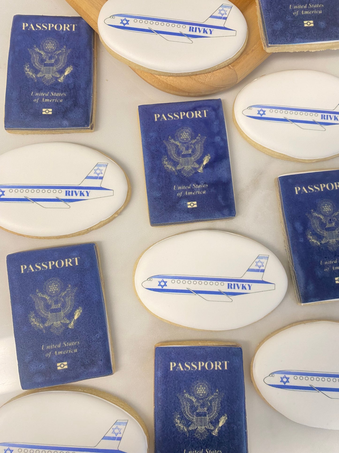 Bon voyage passport printed set/ 1 Dozen 