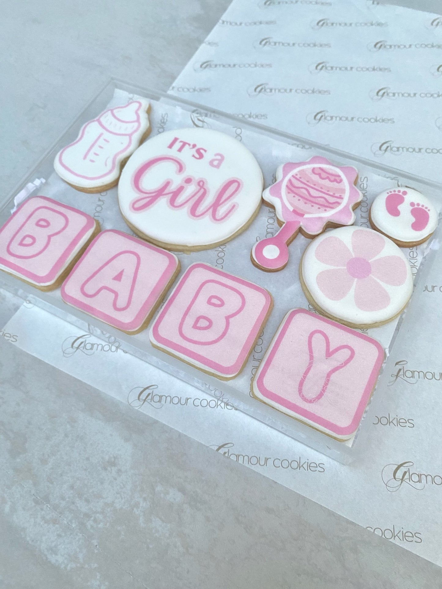 Baby Cookie Acrylic Gift Box