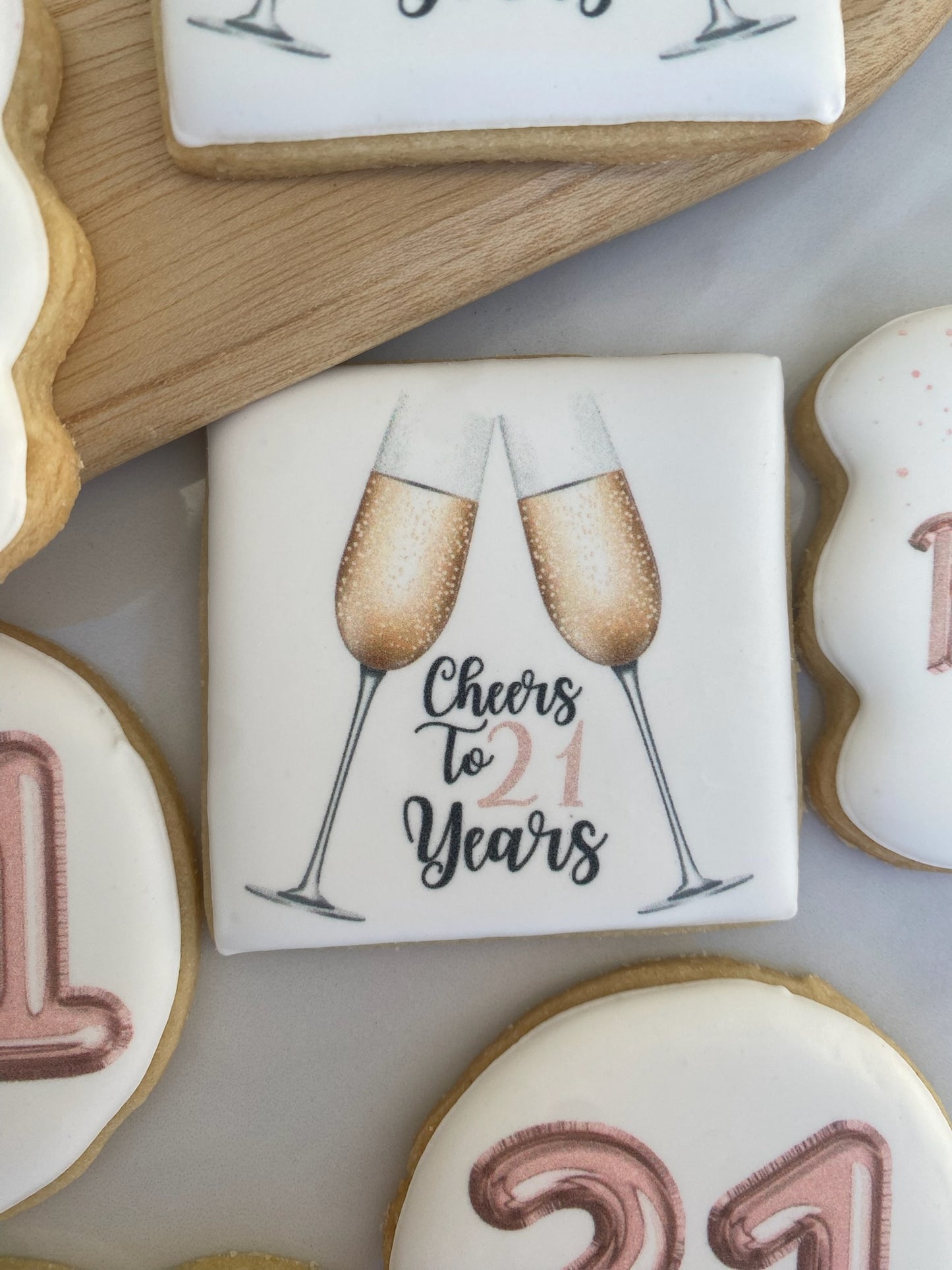 Twenty First Birthday cookies
