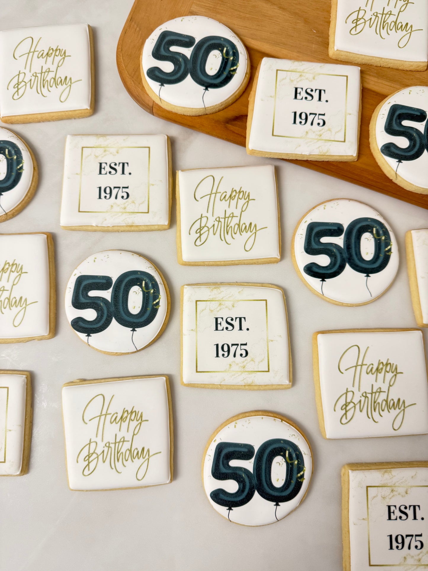 Birthday EST. Cookies/ 1 Dozen