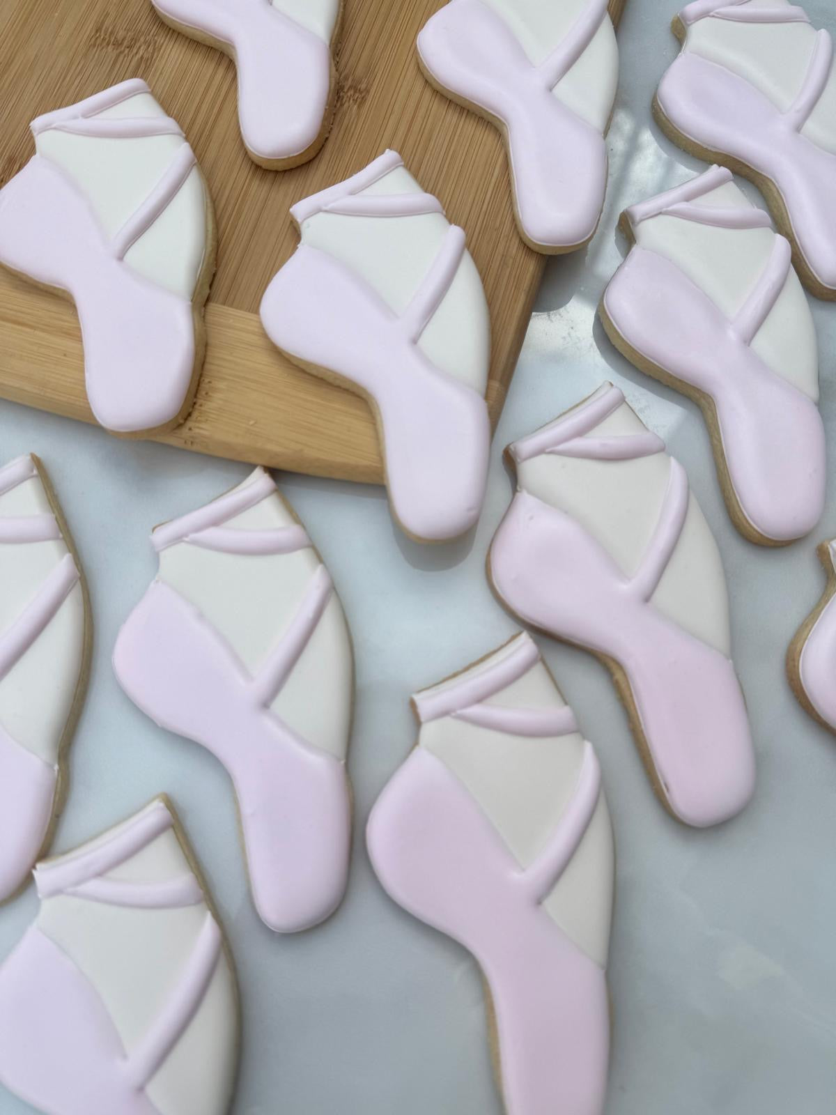 Ballet slipper cookies/ 1 dozen