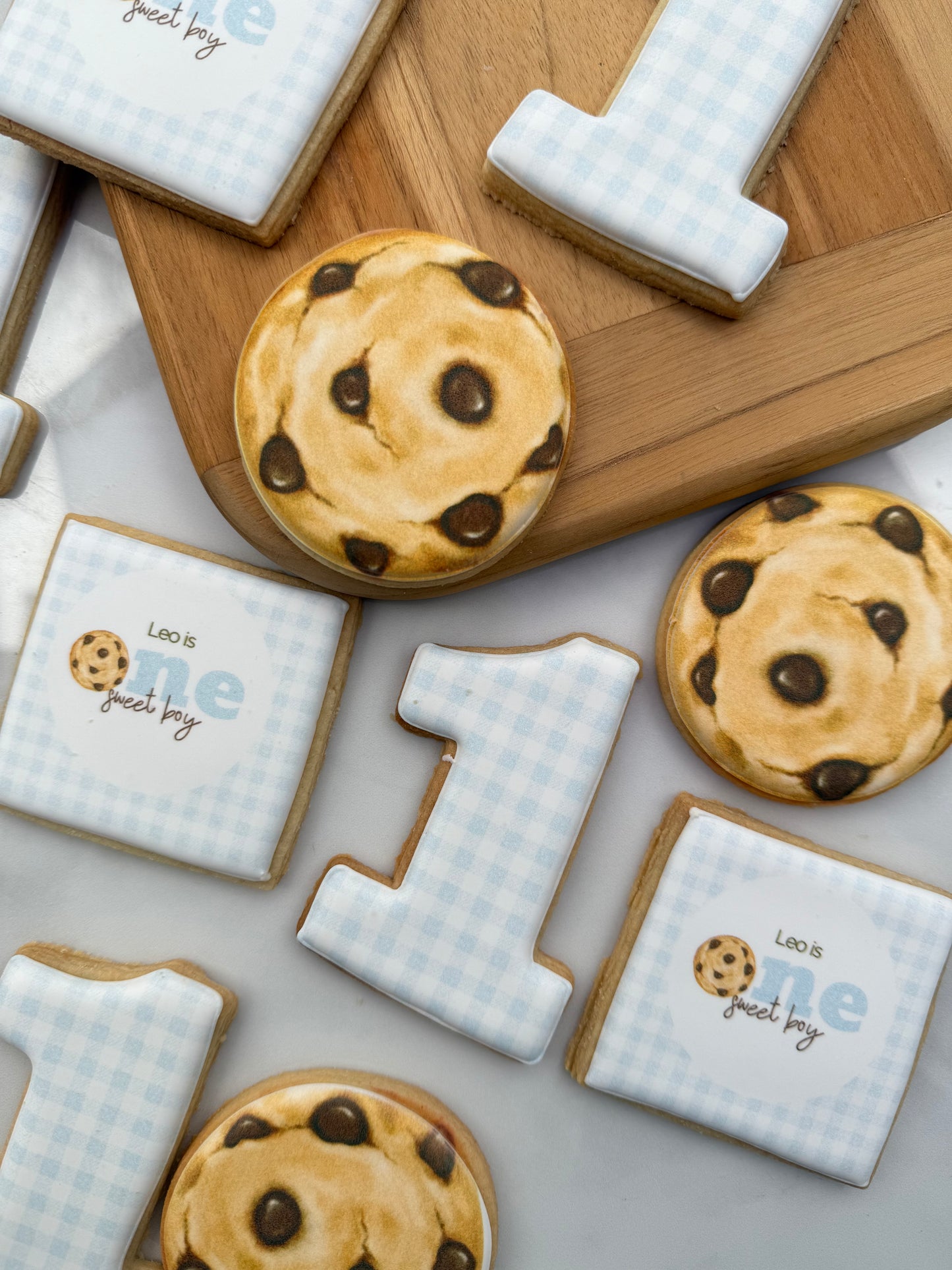 Cookie themed birthday set/ 1 Dozen