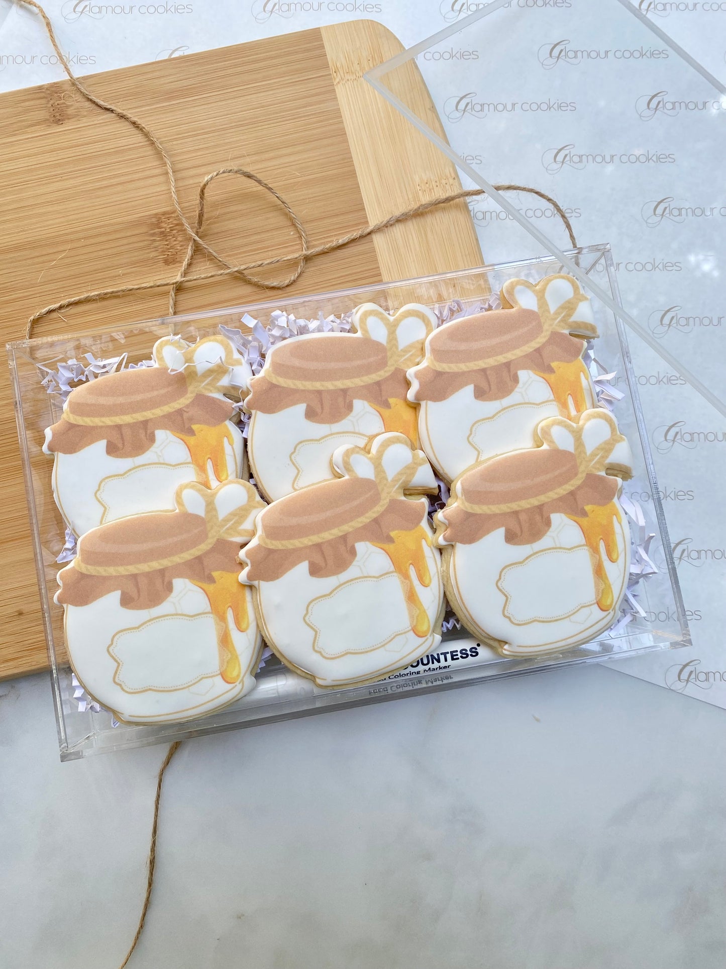Honey Jar place card cookie kit DIY