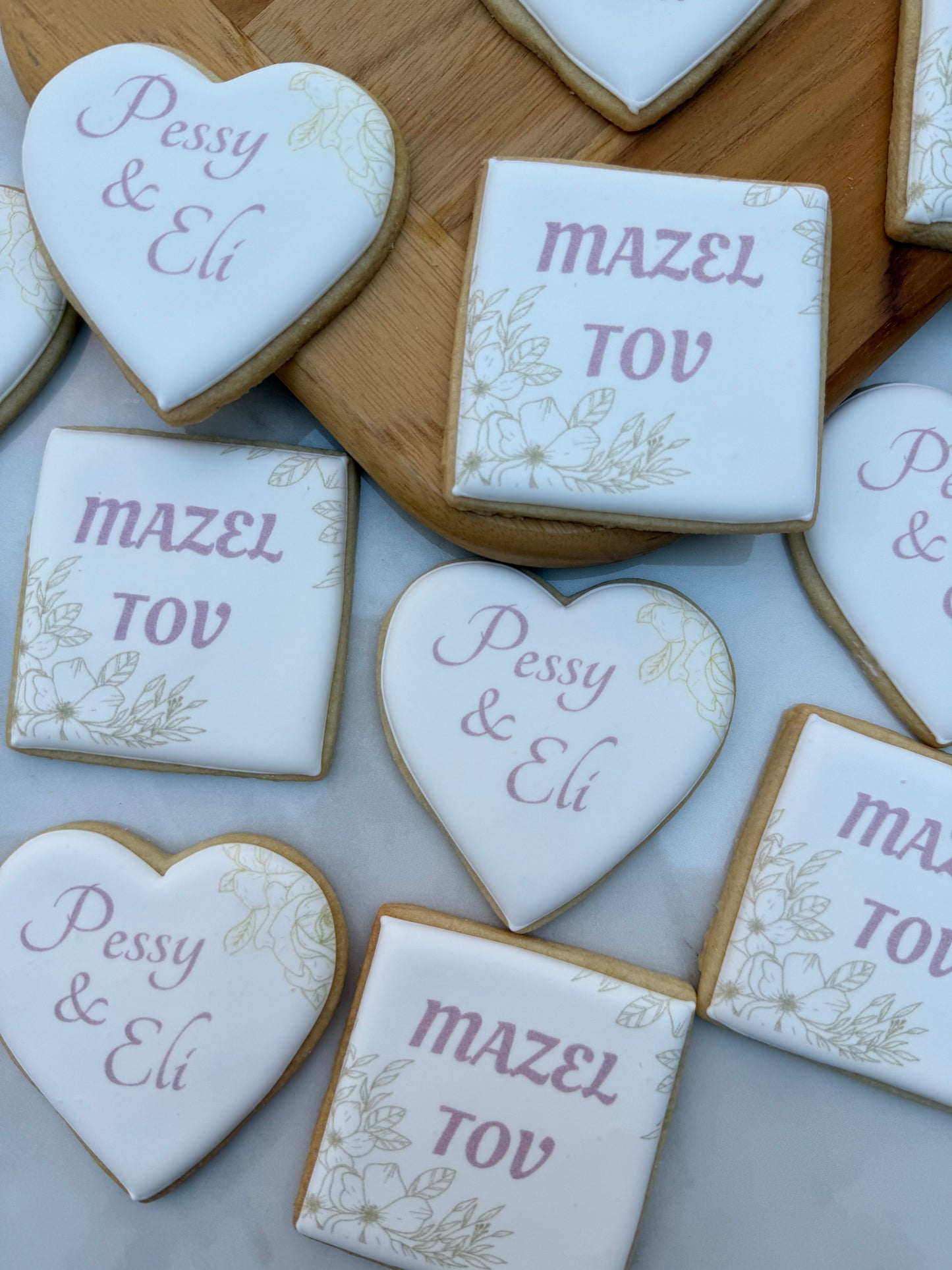 Mazel Tov engagement cookies/ 1 Dozen