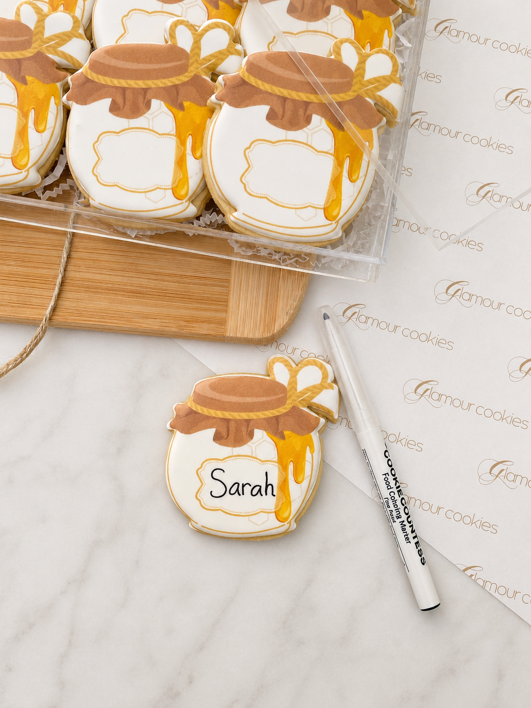 Easel/marker/extra cookie add on