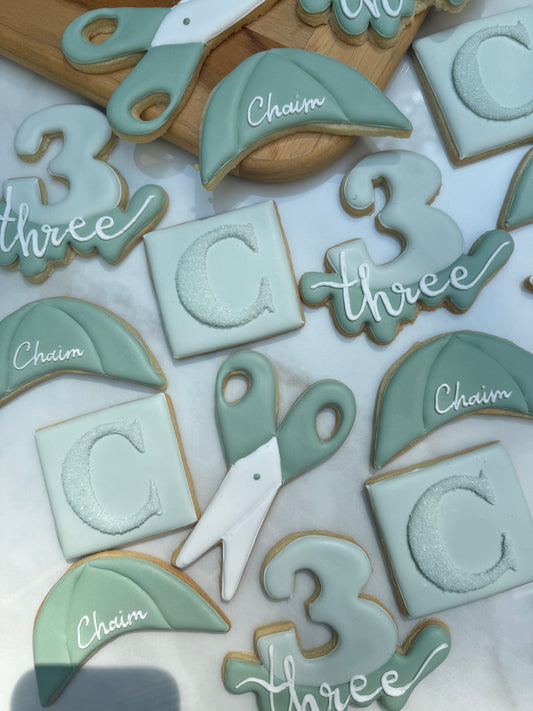 Upsherin set sage green - 2 dozen