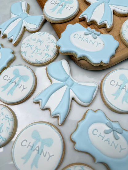 Assorted bow cookie set- 2 dozen
