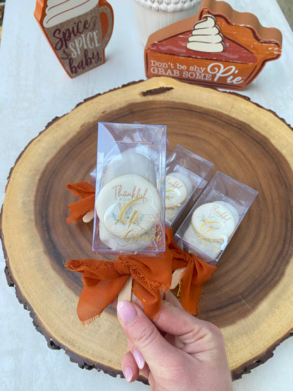 Thanksgiving Cakesicle with cookie topper- pick up or local delivery only