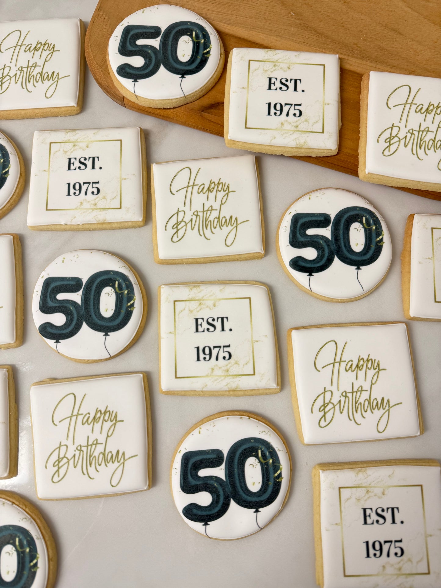 Birthday EST. Cookies/ 1 Dozen