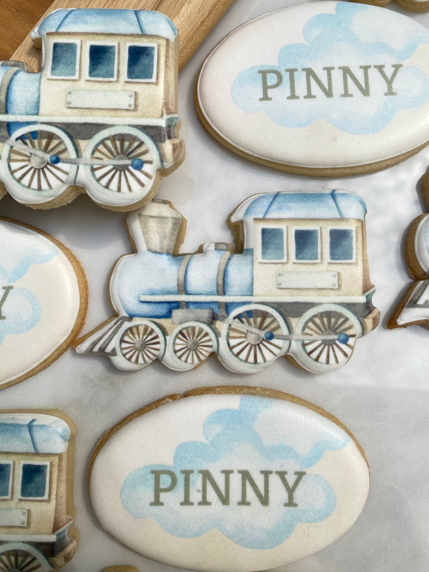Vintage train cookies/ 1 dozen