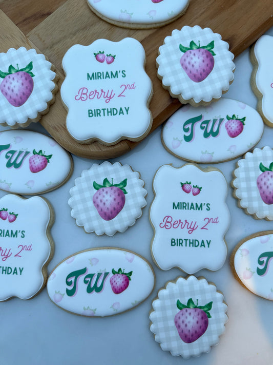 Berry birthday them - 1 dozen