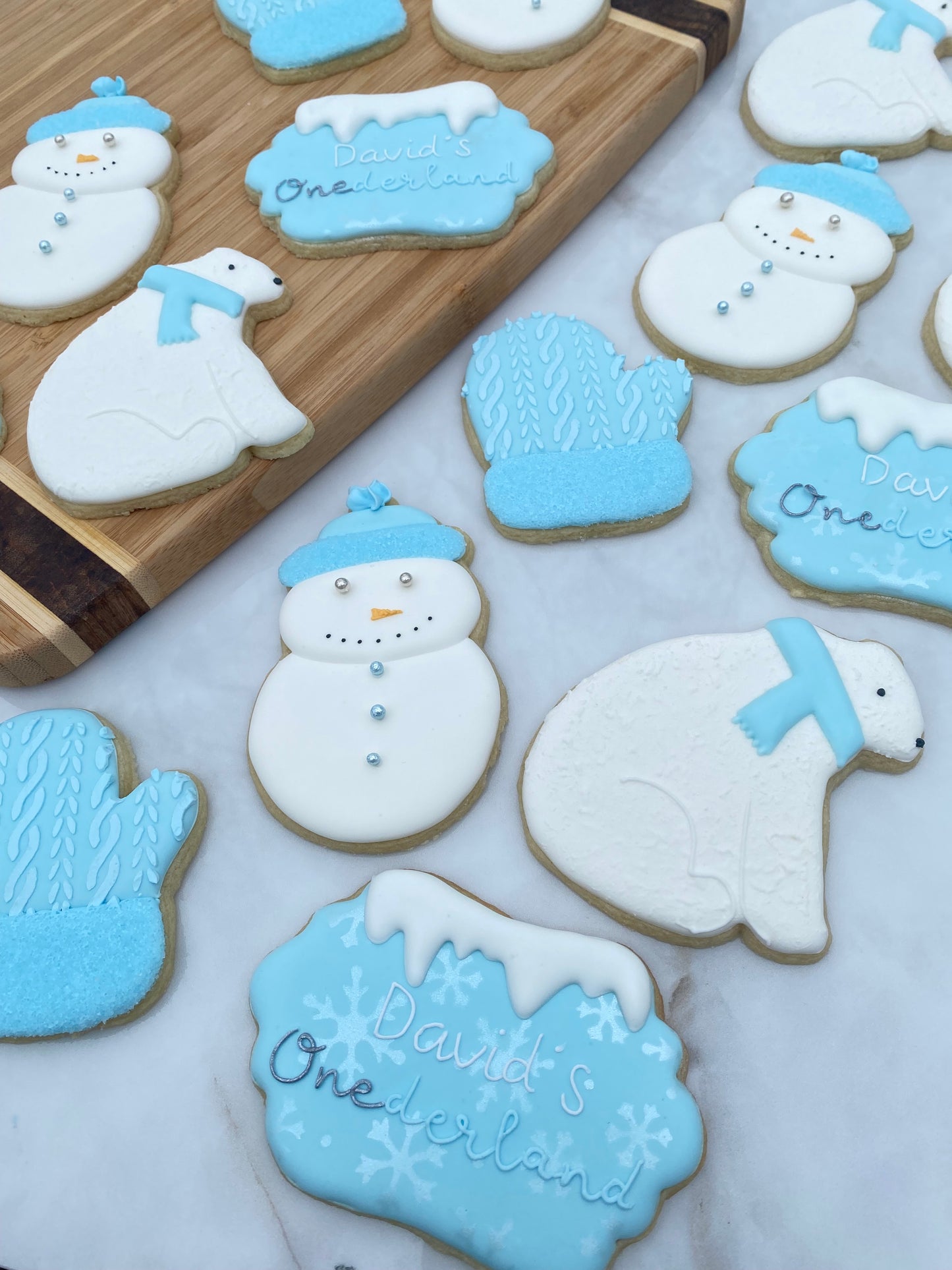 Onederland themed snow cookies/ 2 Dozen