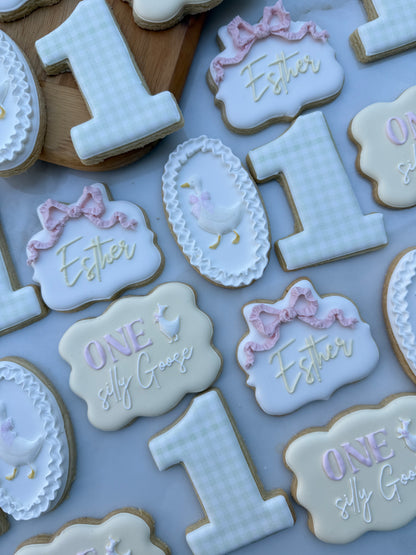 One silly goose themed - 2 dozen