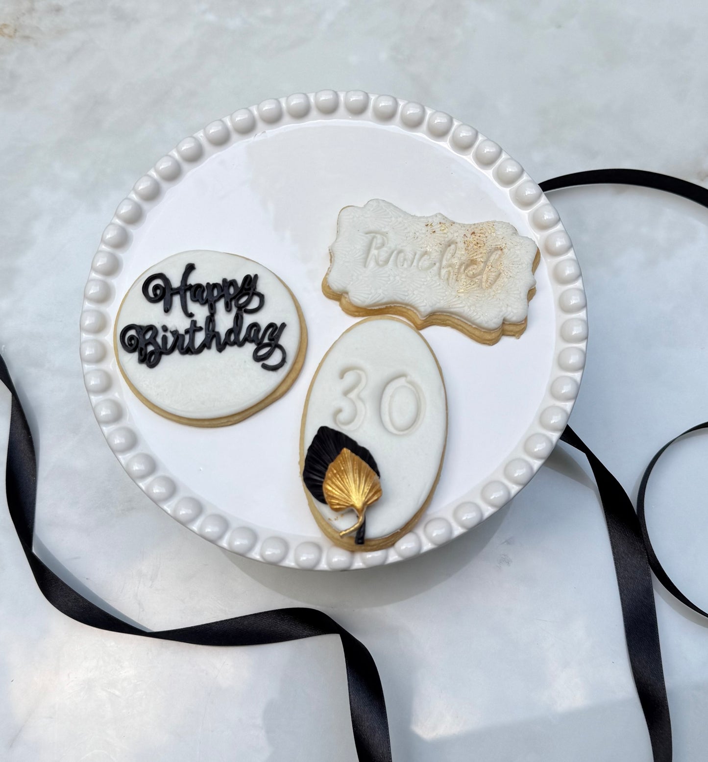 Birthday cookie gift box