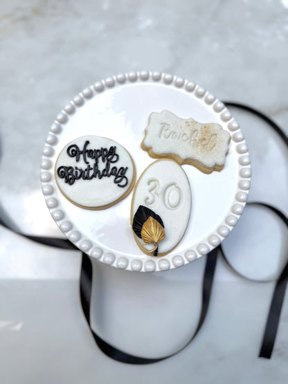Birthday cookie gift box