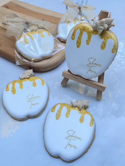 Individual Apple/Honey Jar Cookie Gift
