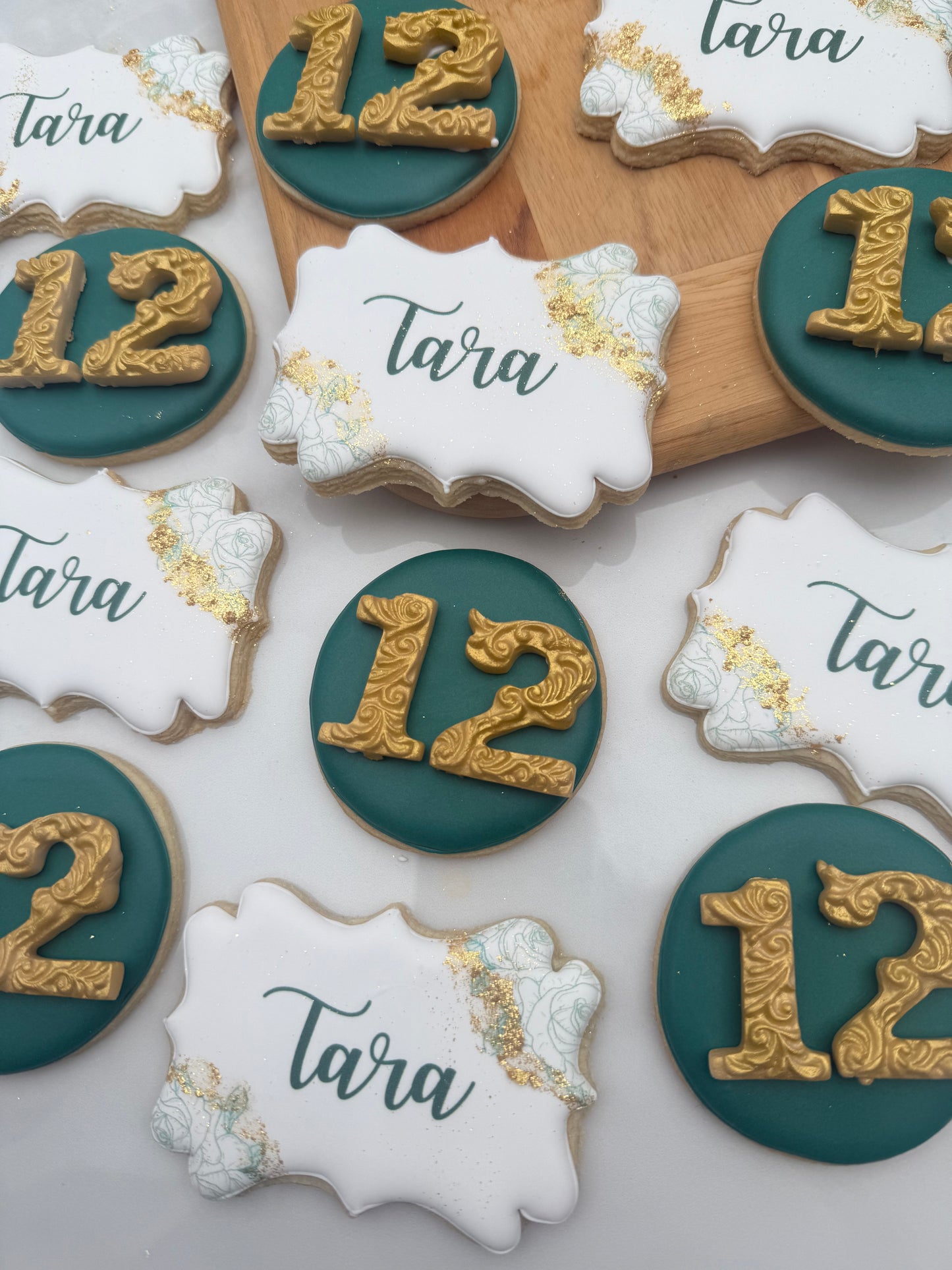 Birthday cookies glitter/ 2 dozen