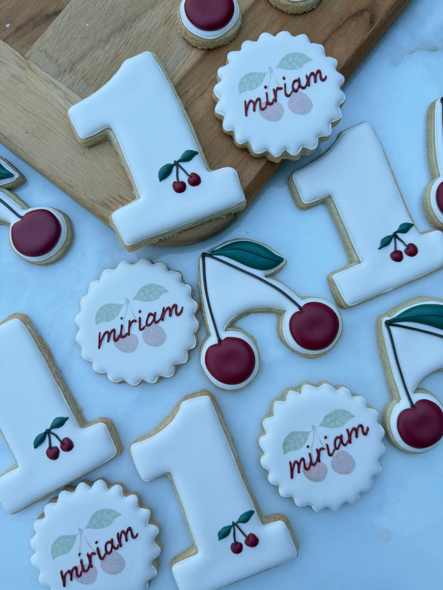 Cherry theme cookies/ 2 dozen