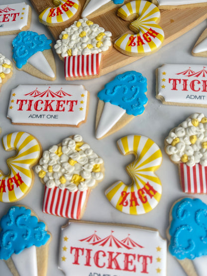 Carnival/circus cookie set/ 2 dozen