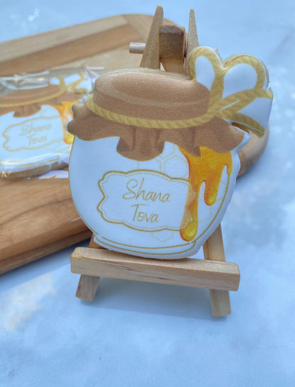 Individual Apple/Honey Jar Cookie Gift