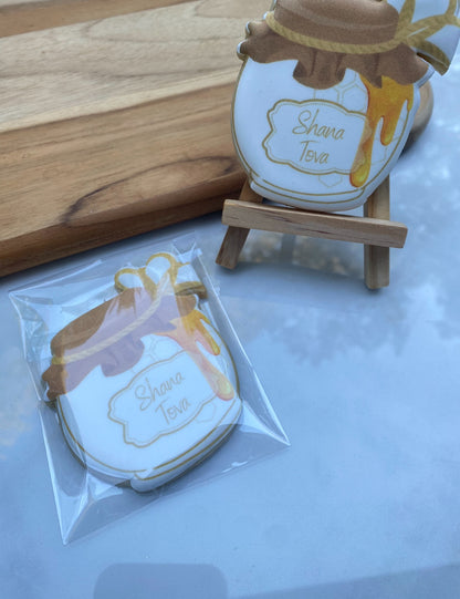 Individual Apple/Honey Jar Cookie Gift
