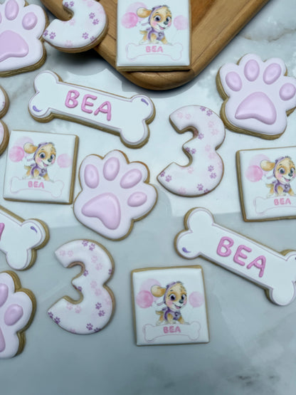 Paw Patrol birthday cookies/ 2 Dozen