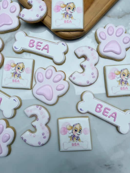 Paw Patrol birthday cookies/ 2 Dozen