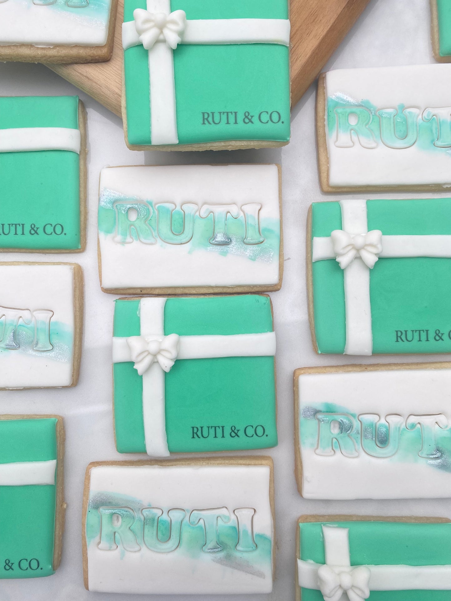 Tiffany inspired birthday cookies/ 2 dozen
