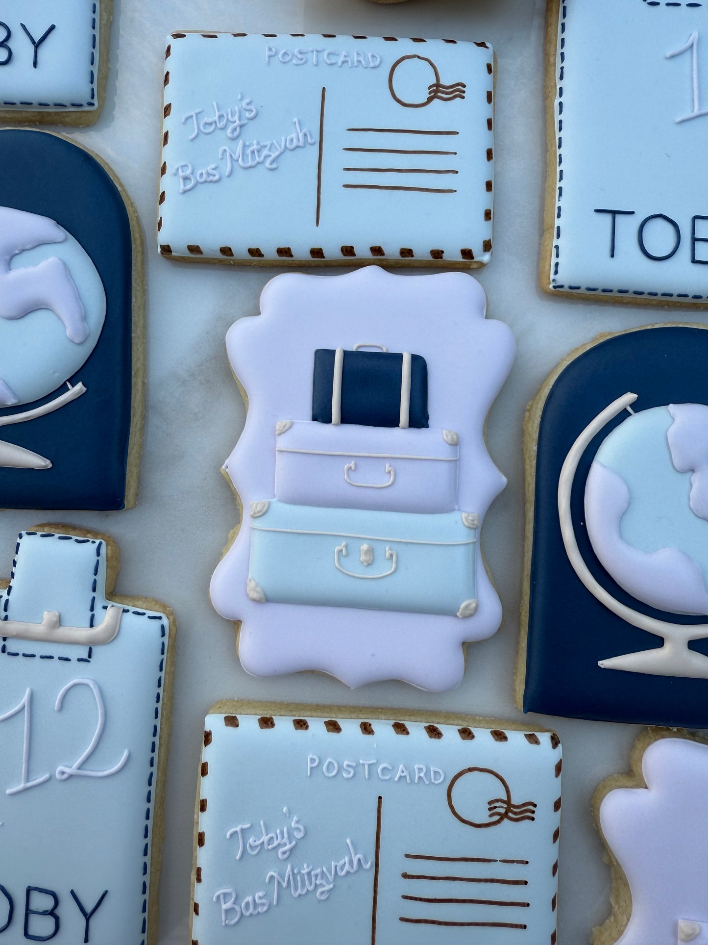Travel lover birthday cookies/ 2 dozen